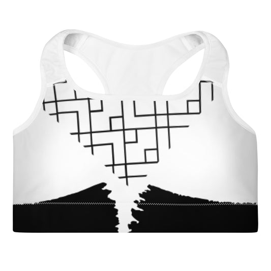 Geometric Padded Sports Bra