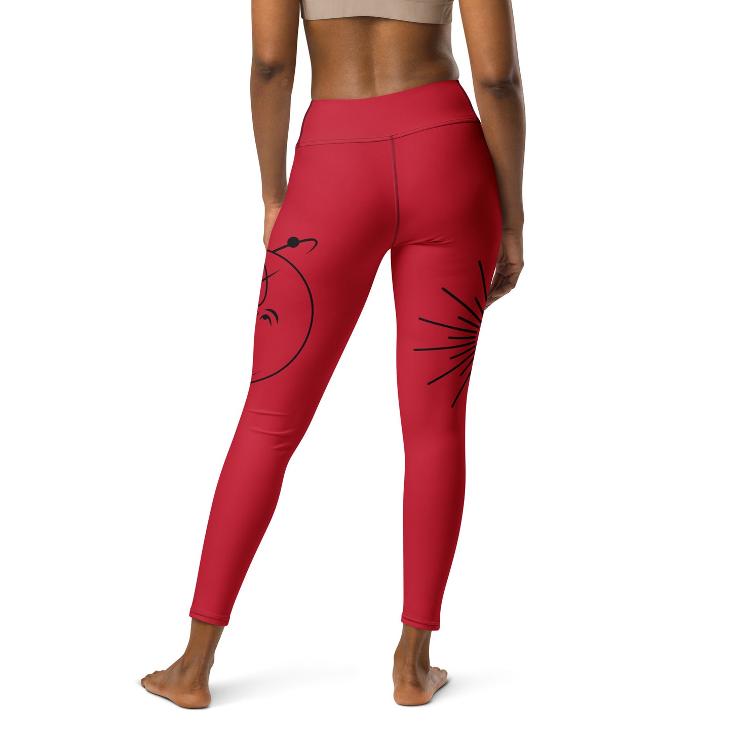 Celestial Red Leggings