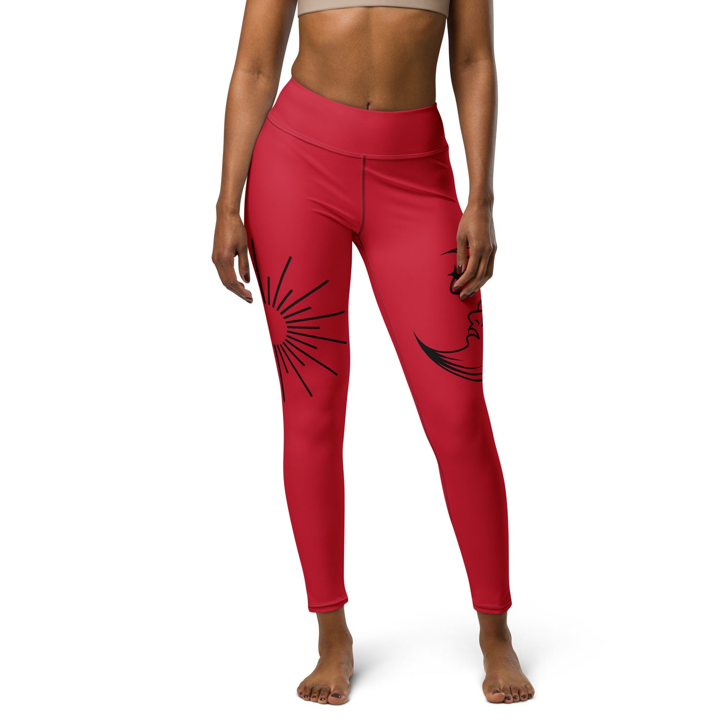 Celestial Red Leggings