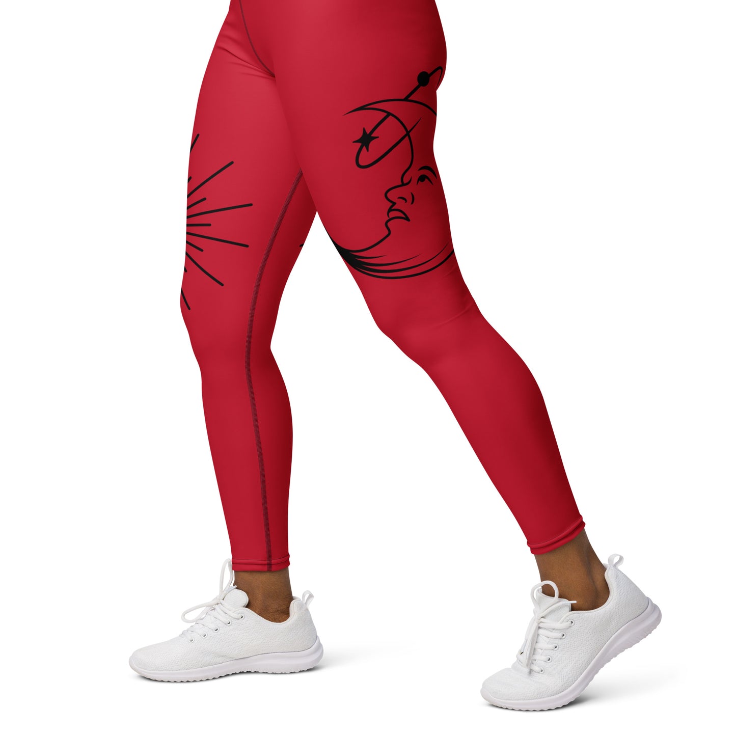 Celestial Red Leggings