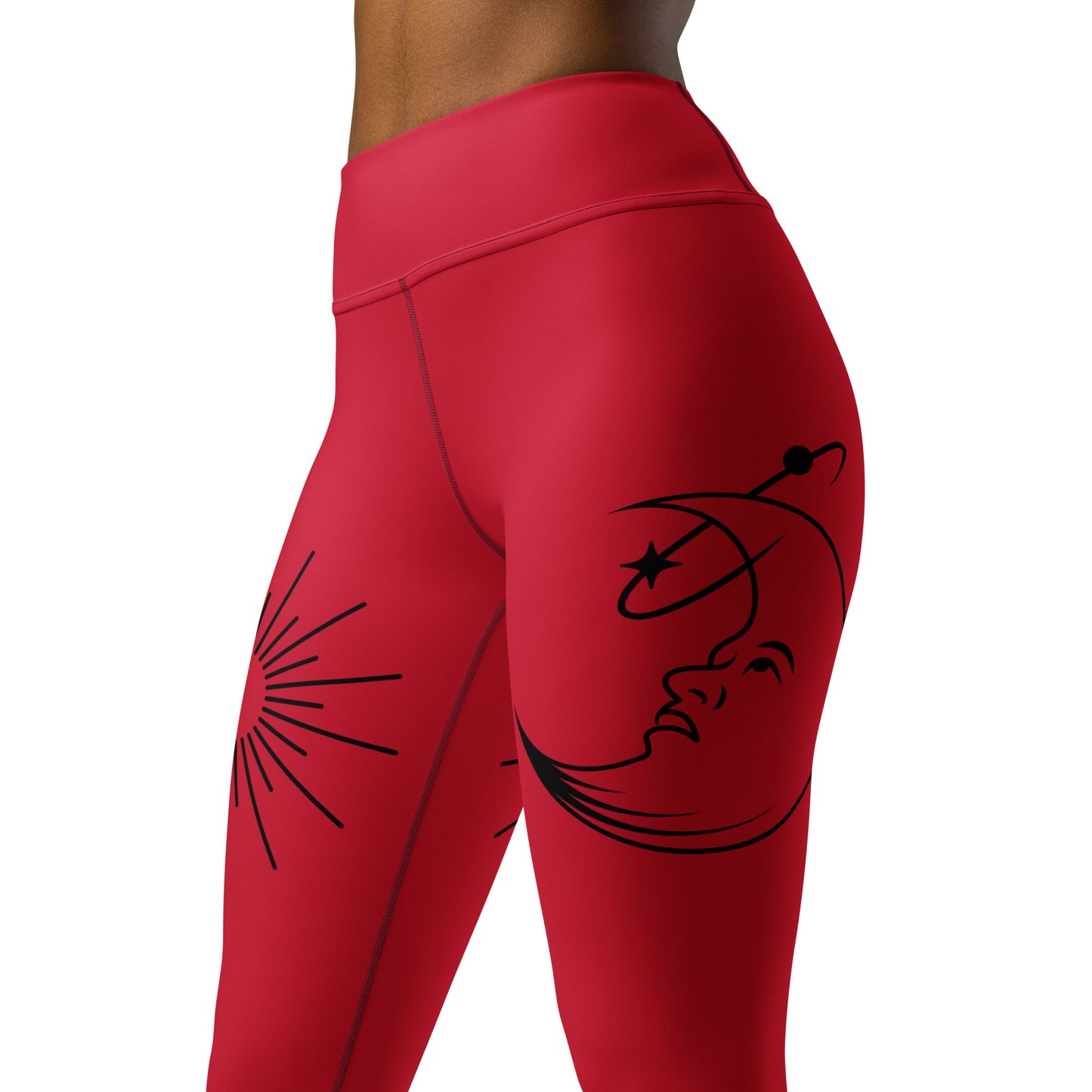 Celestial Red Leggings